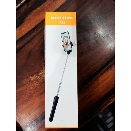 R1s Bluetooth Selfie Sticks with Remote and Selfie Light Image 