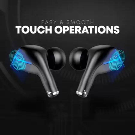 UBON BT-95 HD Earbuds, 30Hours Playtime, Fast Charging, 300Hours Standby Bluetooth Headset  (Black, True Wireless) Image 