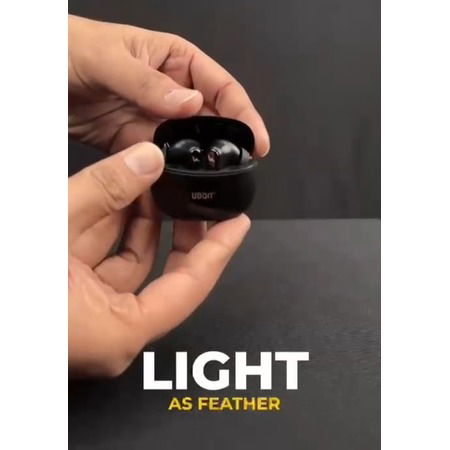 Ubon BT-120 Pro Series v5.3 Truly Wireless Earbuds with ANR and 28hr Playtime | 200hr Standby Black Image 