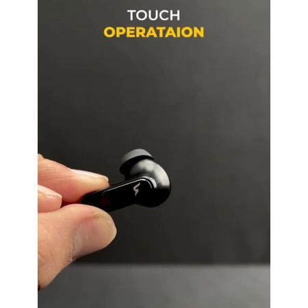 Ubon BT-120 Pro Series v5.3 Truly Wireless Earbuds with ANR and 28hr Playtime | 200hr Standby Black Image 