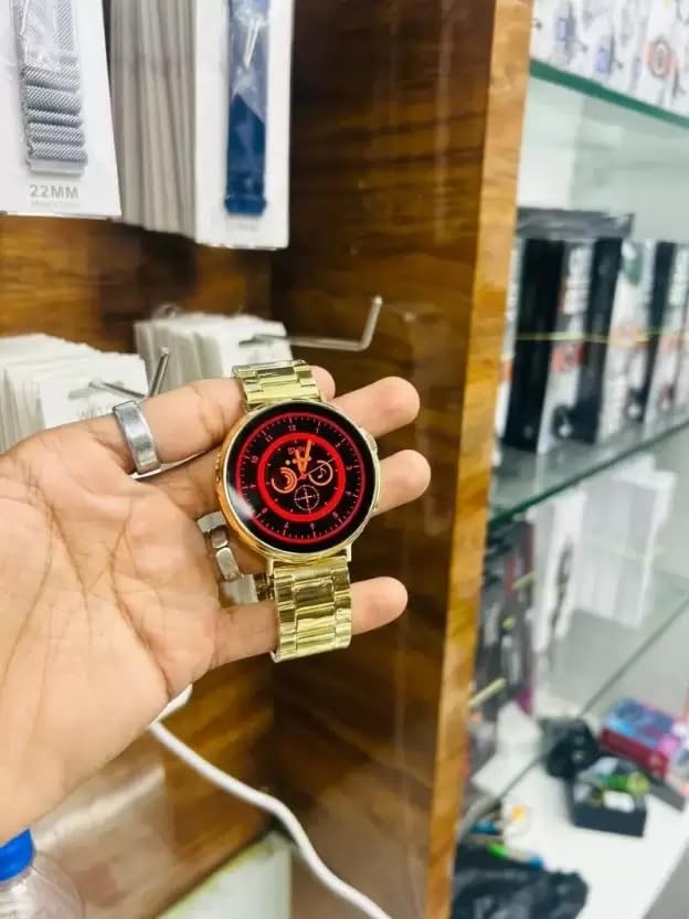 Ultra Pro 2 Gold Edition: Exquisite Chain Pattern Smartwatch Image 