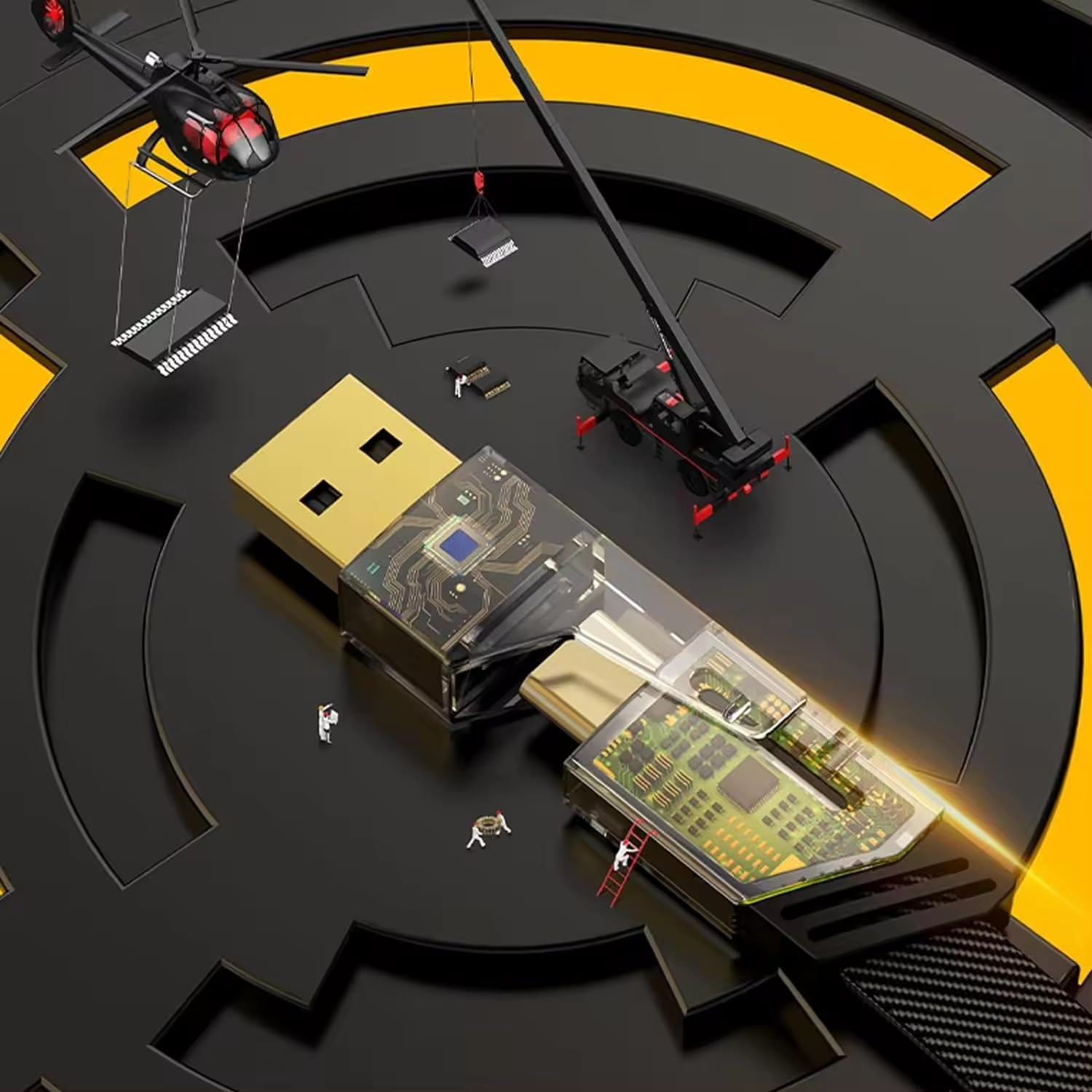 Quad Max 4 in 1 Metal Flat Indestructible Cable Image 