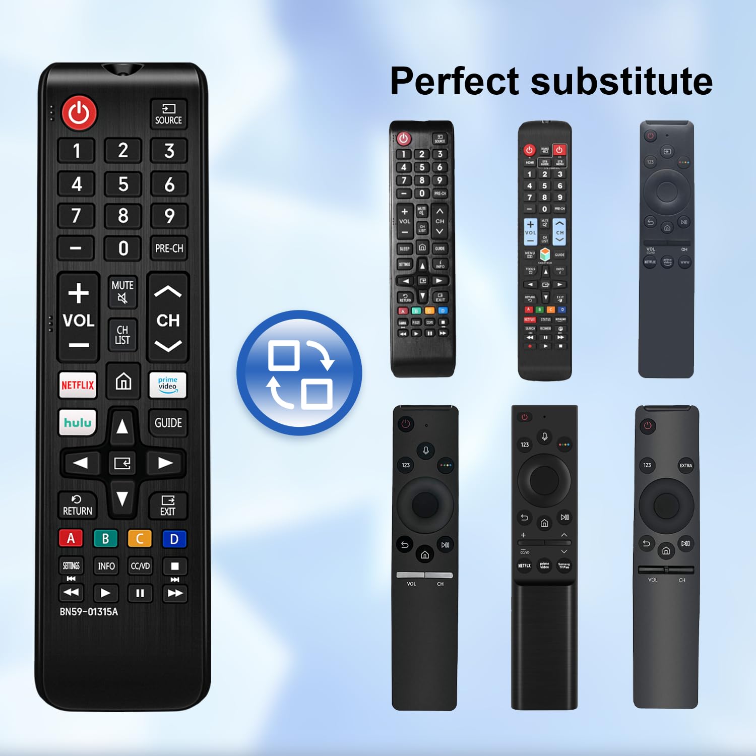 Compatible Sam sungTv Netflix Remote Control