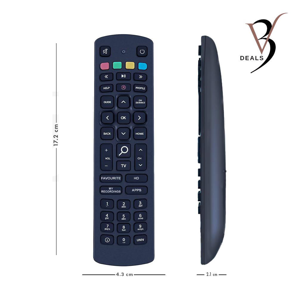 Compatible JioRemote Control for JioSet-Top Box | Non Voice Image 