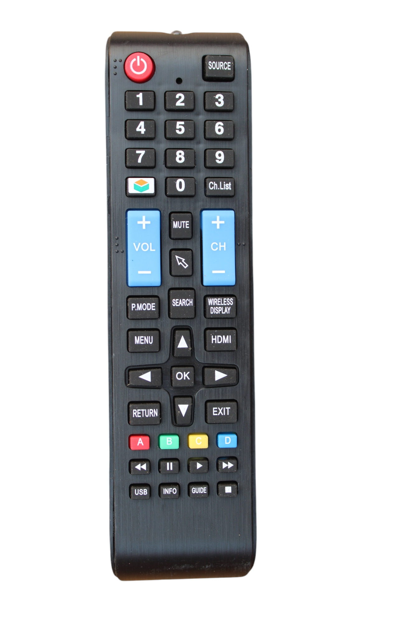 CH LED 120 Remote Control for Assembled China/Chinese Smart LED/LCD TV Models Image