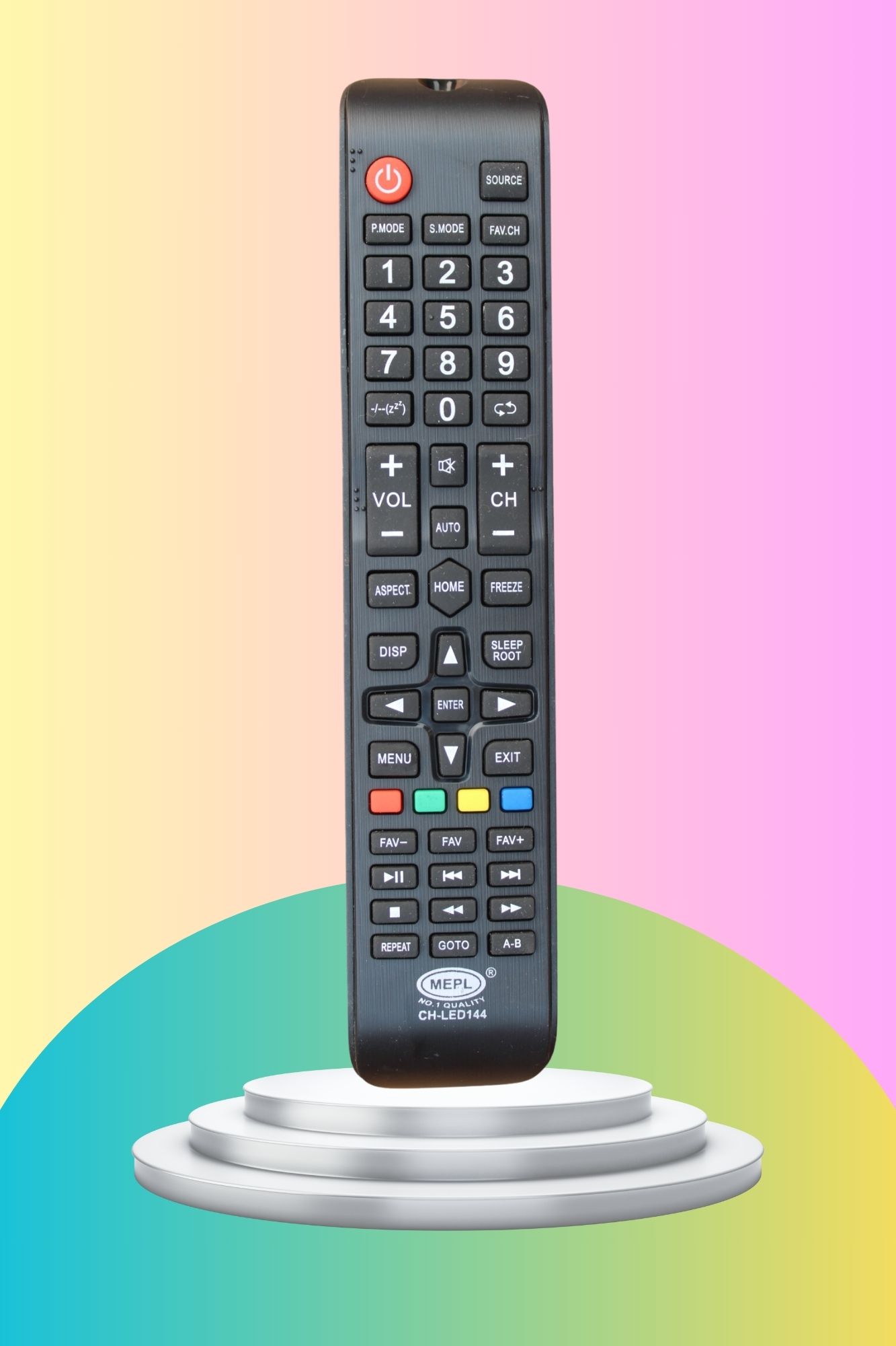 CH LED 144 Remote Control for China/Chinese LED/LCD Assembled TV Models