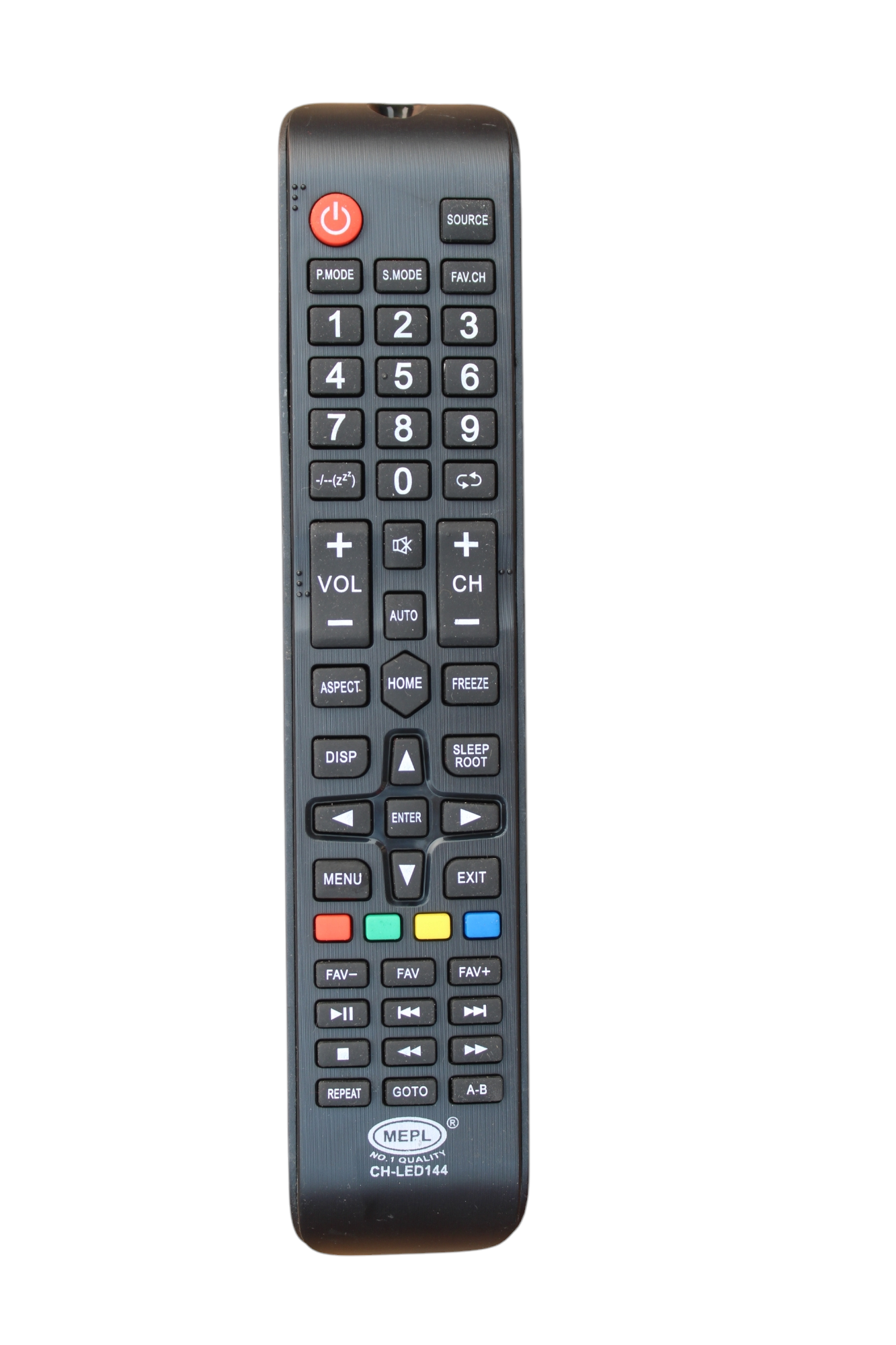 CH LED 144 Remote Control for China/Chinese LED/LCD Assembled TV Models Image