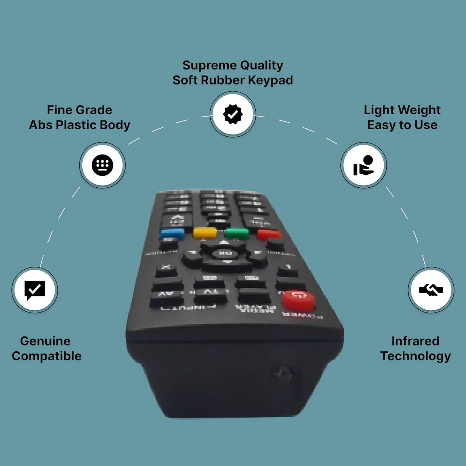 Panasonic TV Remote for Smart LED, LCD, and Plasma TVs | Non-Voice Control  Image 