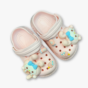 Kids Applique Clog Pink