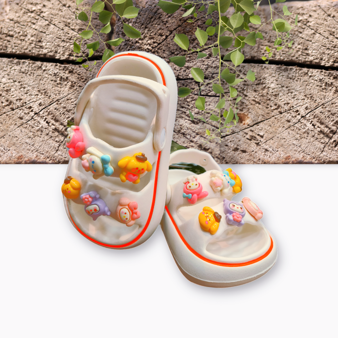 Kids Unisex Sandal White Image