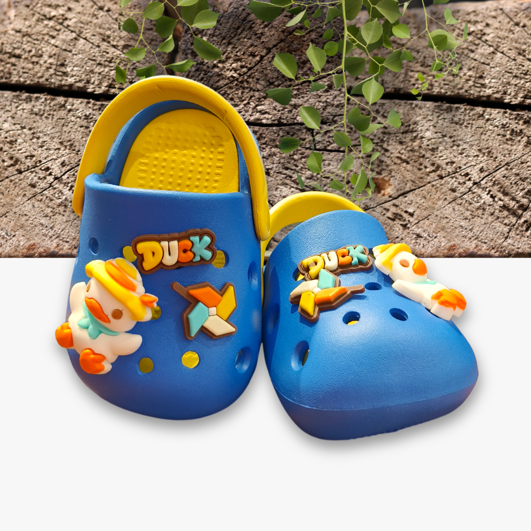 Kids Unisex Applique Clog Royal Image