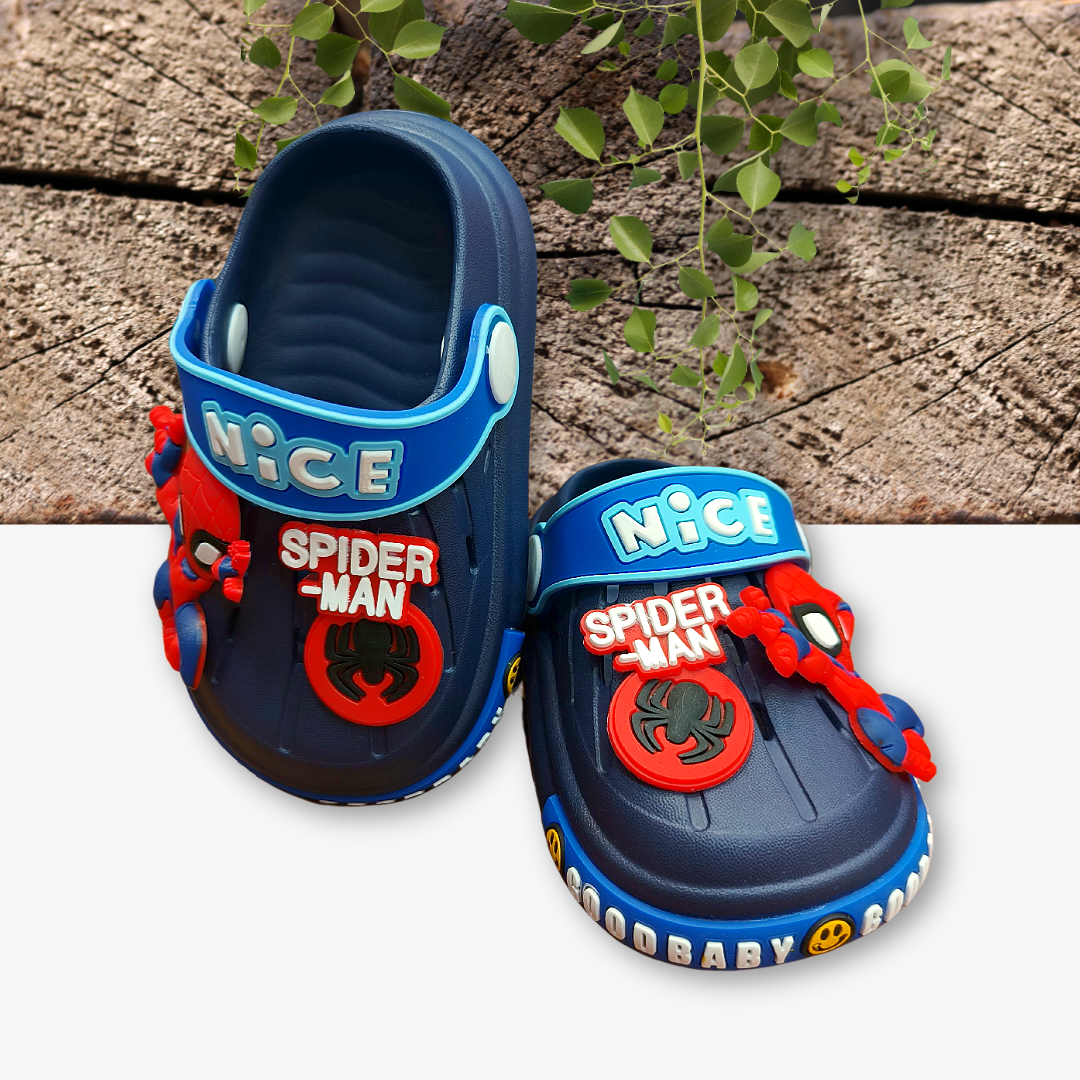 Cartoon Applique Clog Navy Image