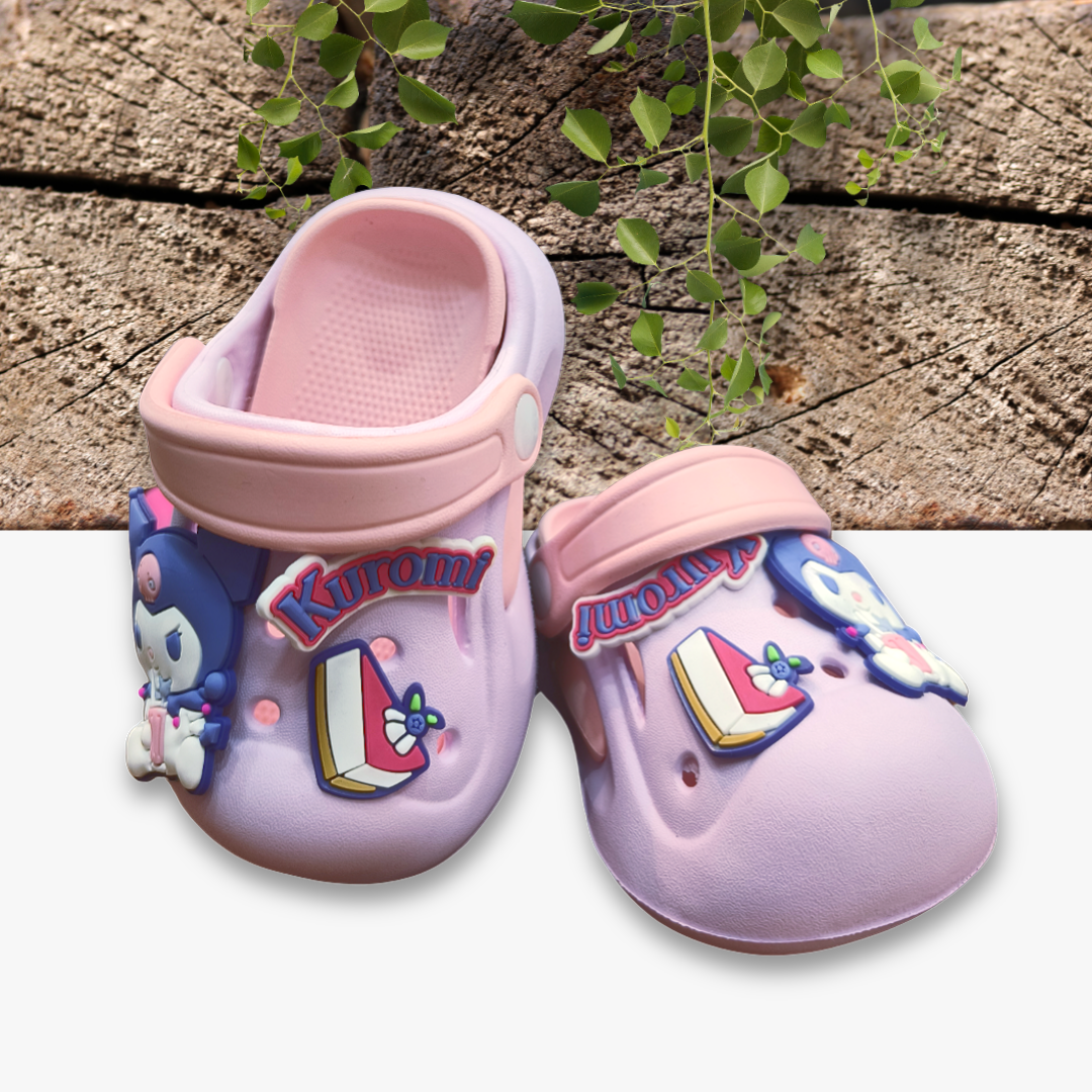 Cartoon Applique Clog Pink Image