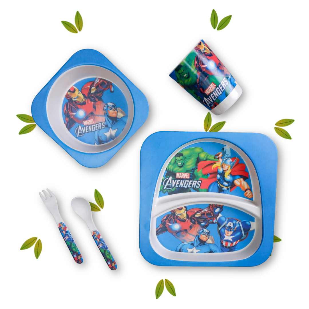 Bamboo Kids Dinner Set (Avengers) Image