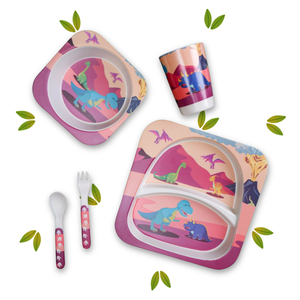 Bamboo Kids Dino Dinner Set