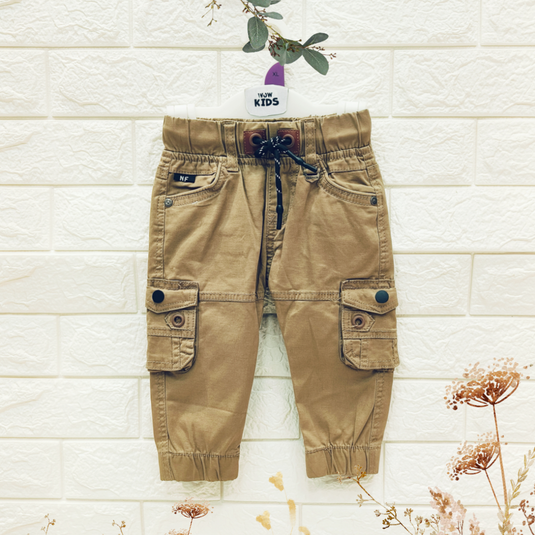 WOW Kids Cargo Jogger Beige Image