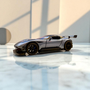 Aston Martin Vulcan 1:32 Diecast Supercar Toy with Lights & Sound Pullback Action