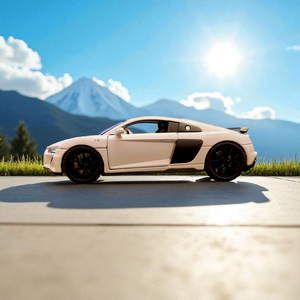 Audi R8 Diecast Model 1:32 – Pull Back, Lights, Engine Sound & Openable Doors Image