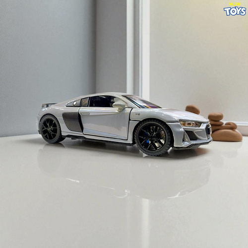 Audi R8 V10 Supercar 1:32 Scale Die-Cast Model with Pull-Back & Sound