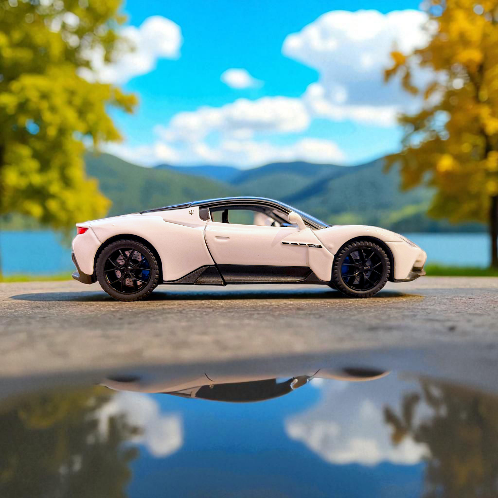 Maserati MC20 1:32 Die-Cast Model Car with Pull-Back Action & Realistic Sound Image