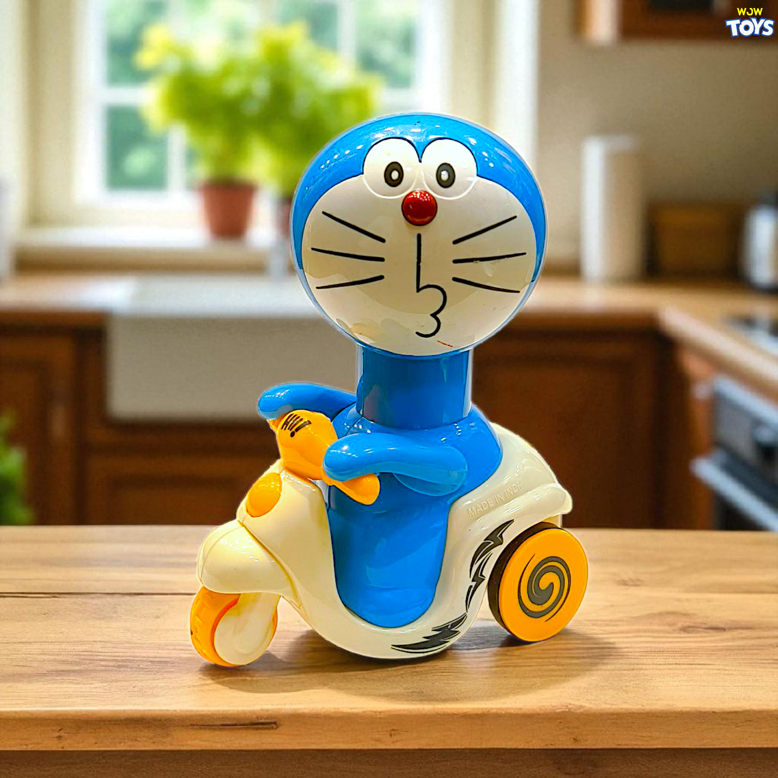 Press N Go Doraemon Scooter Toy – Fun Ride-On Action for Kids Image