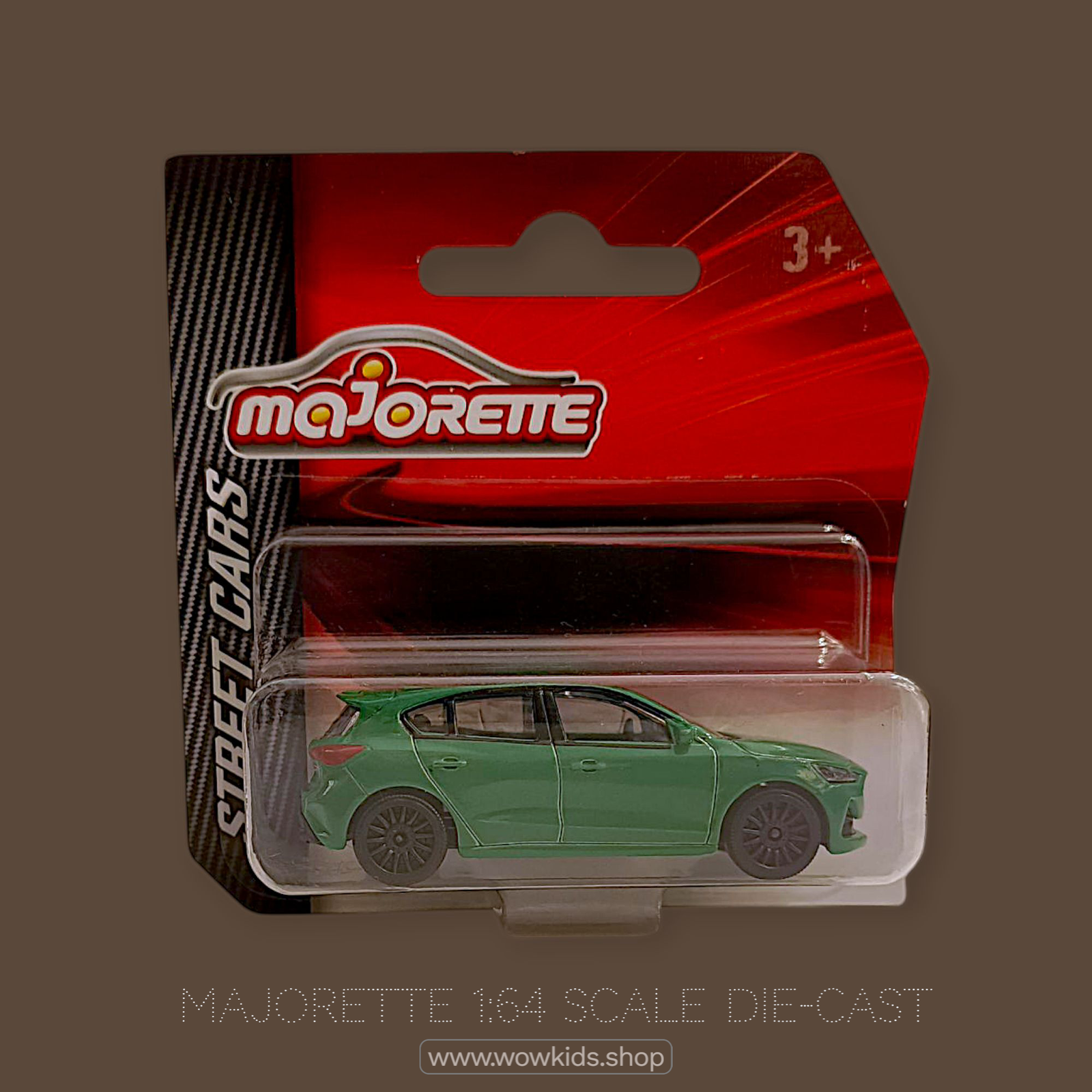 Majorette 1:64 Scale Cupra Leon – Premium Green Die-Cast Hatchback Toy Car for Kids Image