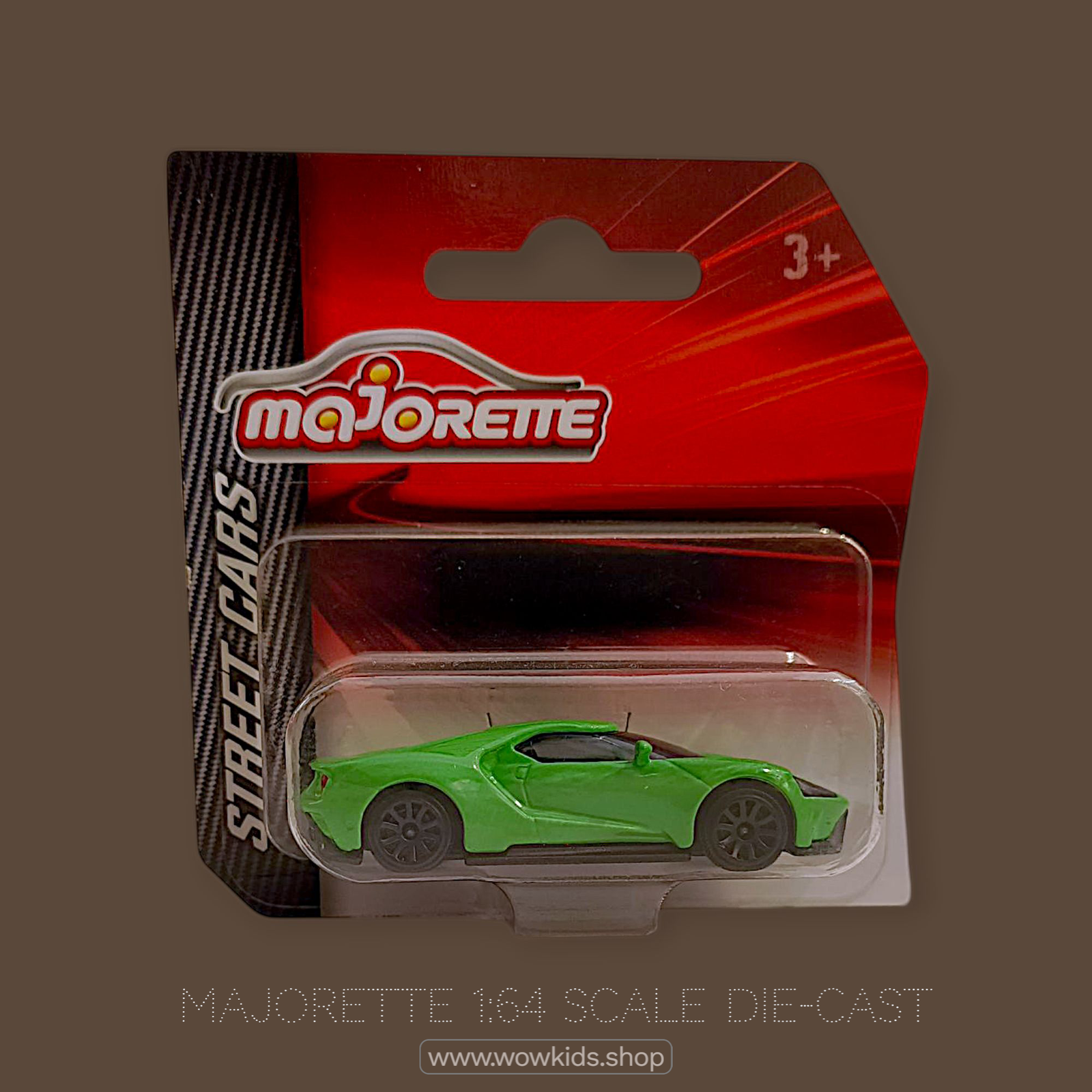Majorette 1:64 Scale Die-Cast Ford GT – Premium Green Sports Car Toy for Kids Image