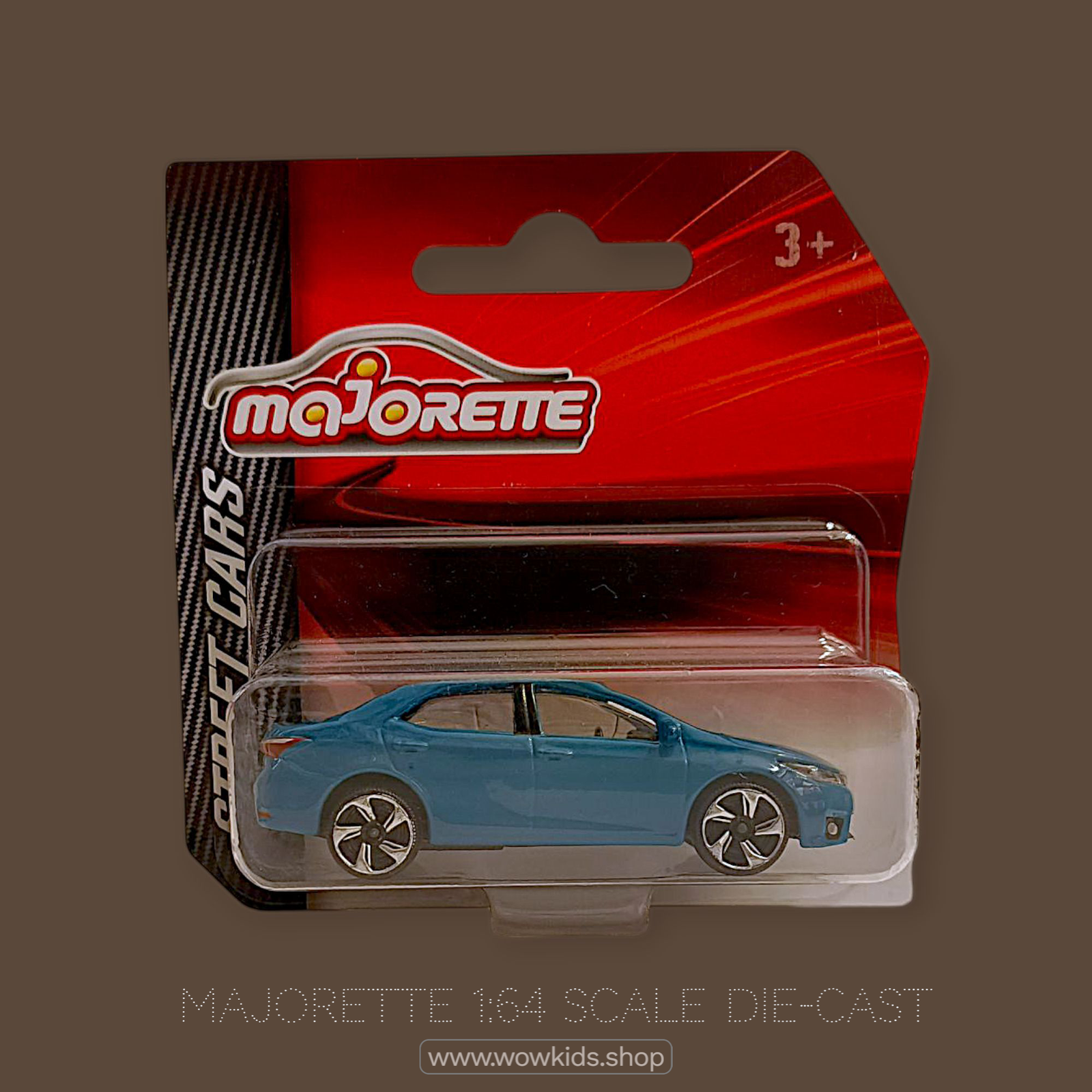 Majorette 1:64 Scale Toyota Prius – Premium Blue Eco-Hybrid Die-Cast Toy Car for Kids Image