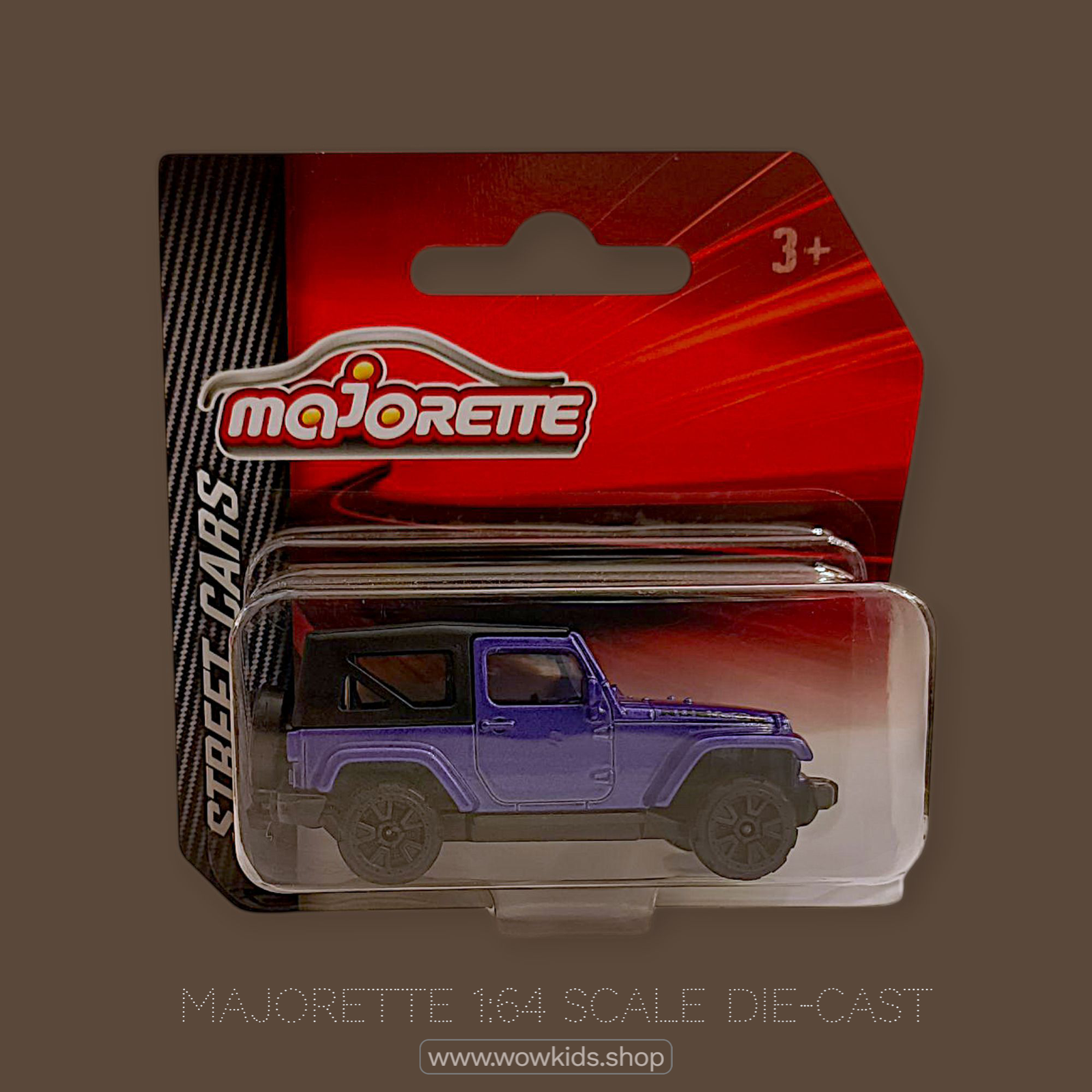 Majorette 1:64 Die-Cast Jeep Wrangler Style SUV – Rugged Off-Road Miniature Toy Car for Kids & Collectors Image