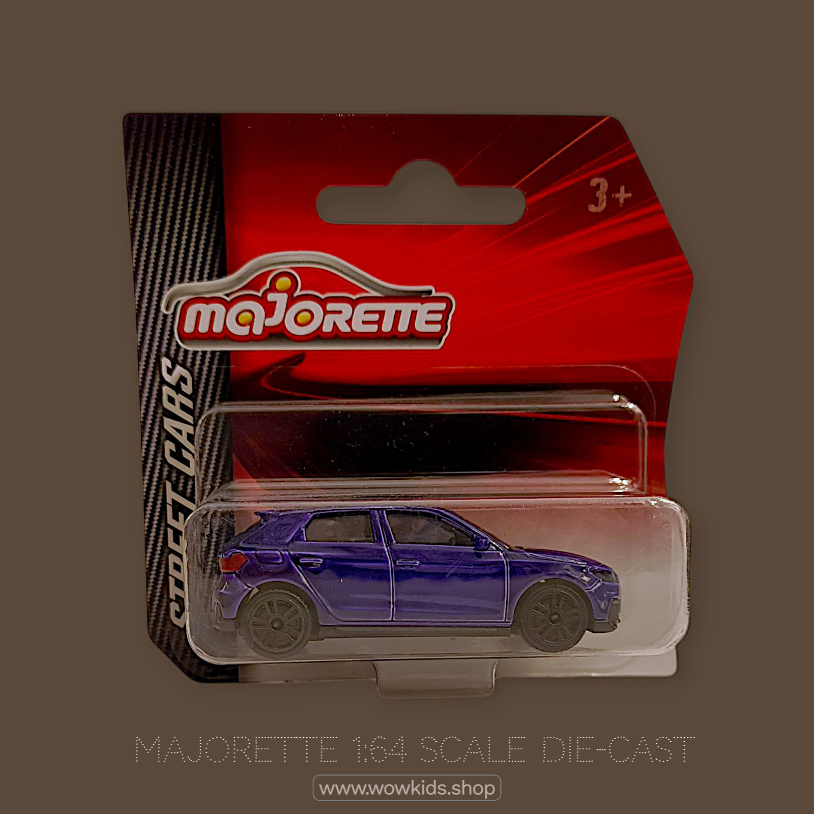 Majorette SEAT Leon Die-Cast Street Car – 1:64 Scale Metal Miniature Model Image