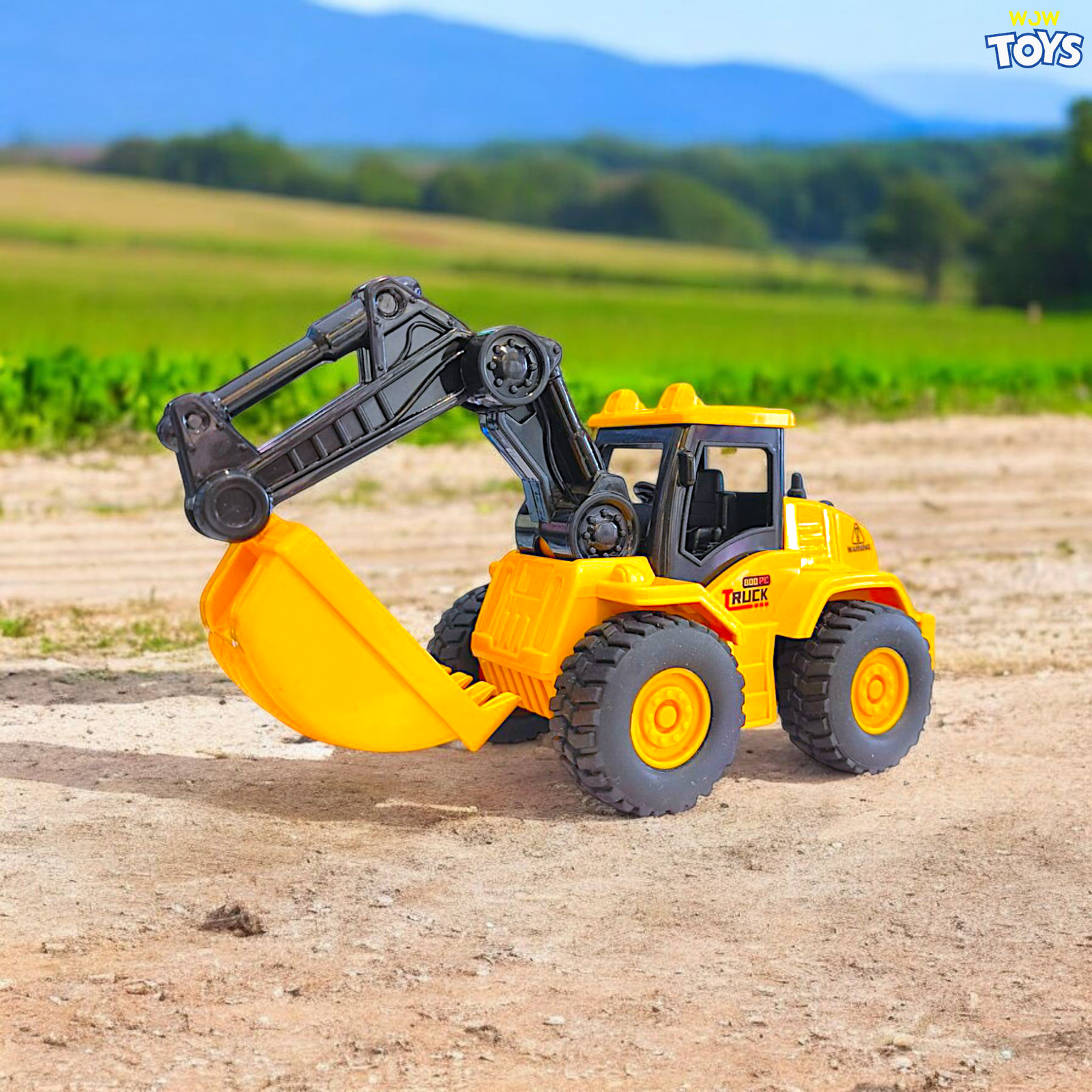 Friction Powered Excavator Toy – All Movable Parts & Smooth Tyres for Kids Image