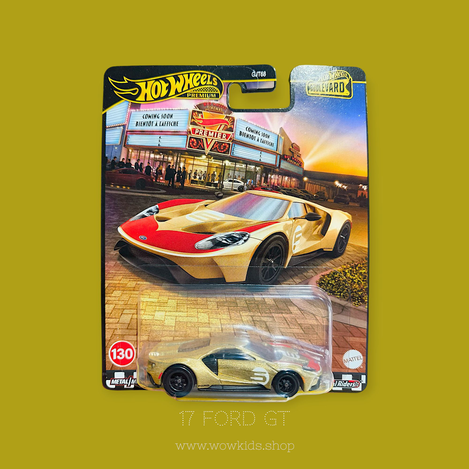 Hot Wheels Fast & Furious 2017 Ford GT Premium Die-Cast Car Image