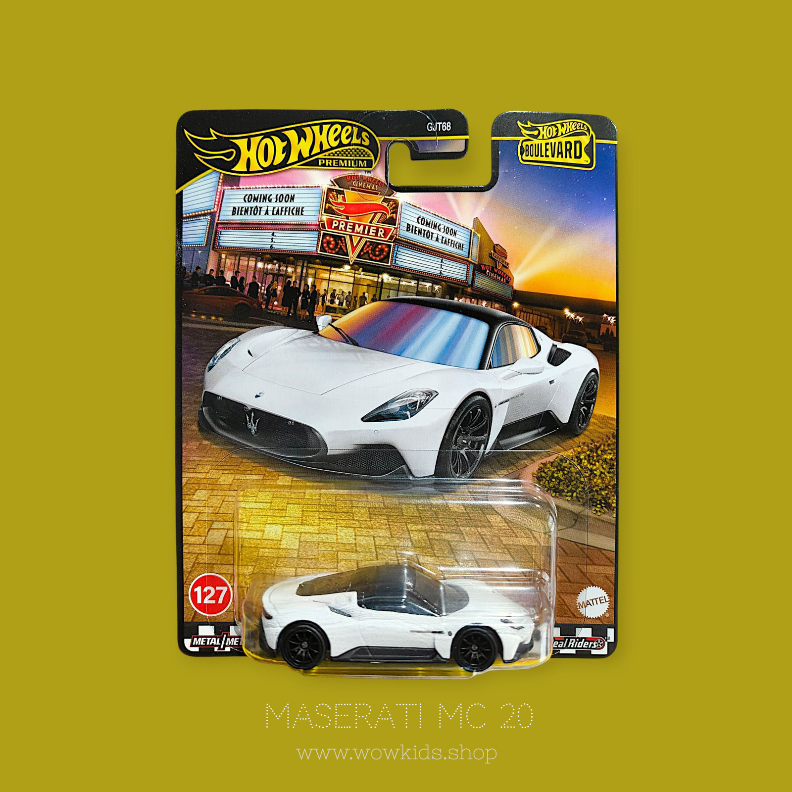 Hot Wheels Maserati MC20 Premium Die-Cast Supercar Image