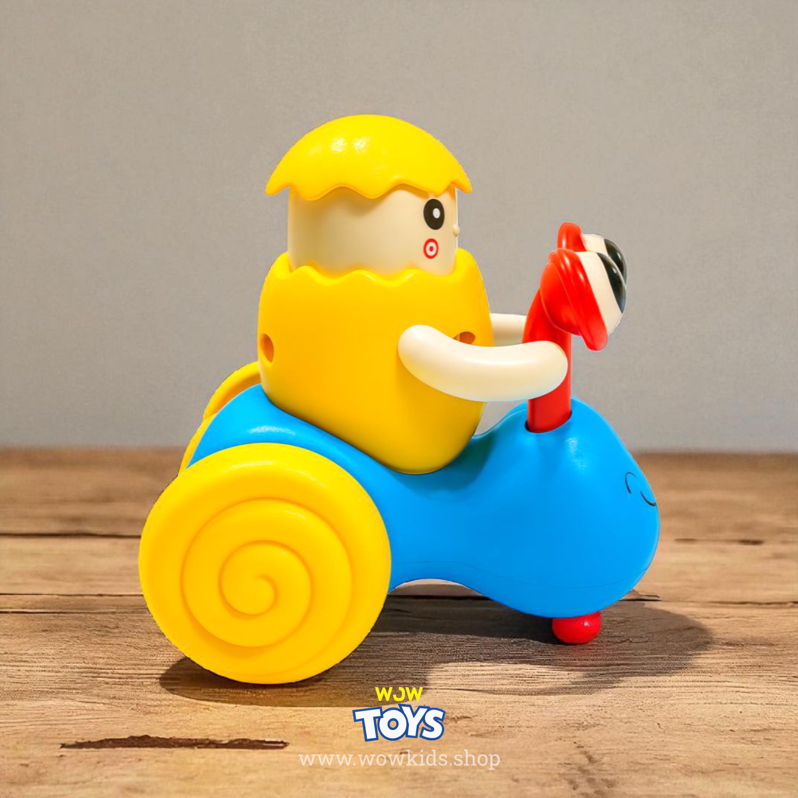 Press N Go Snail Toy for Kids – Safe, Non-Breakable ABS Plastic | Fun Push & Go Play Image