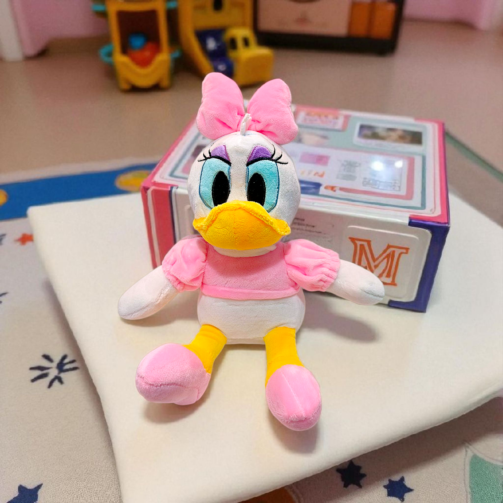 Cute Daisy Soft Toy – 30cm Plush Doll | Microfiber Filled, Soft & Durable Toy for Kids Playtime & Cuddles Image