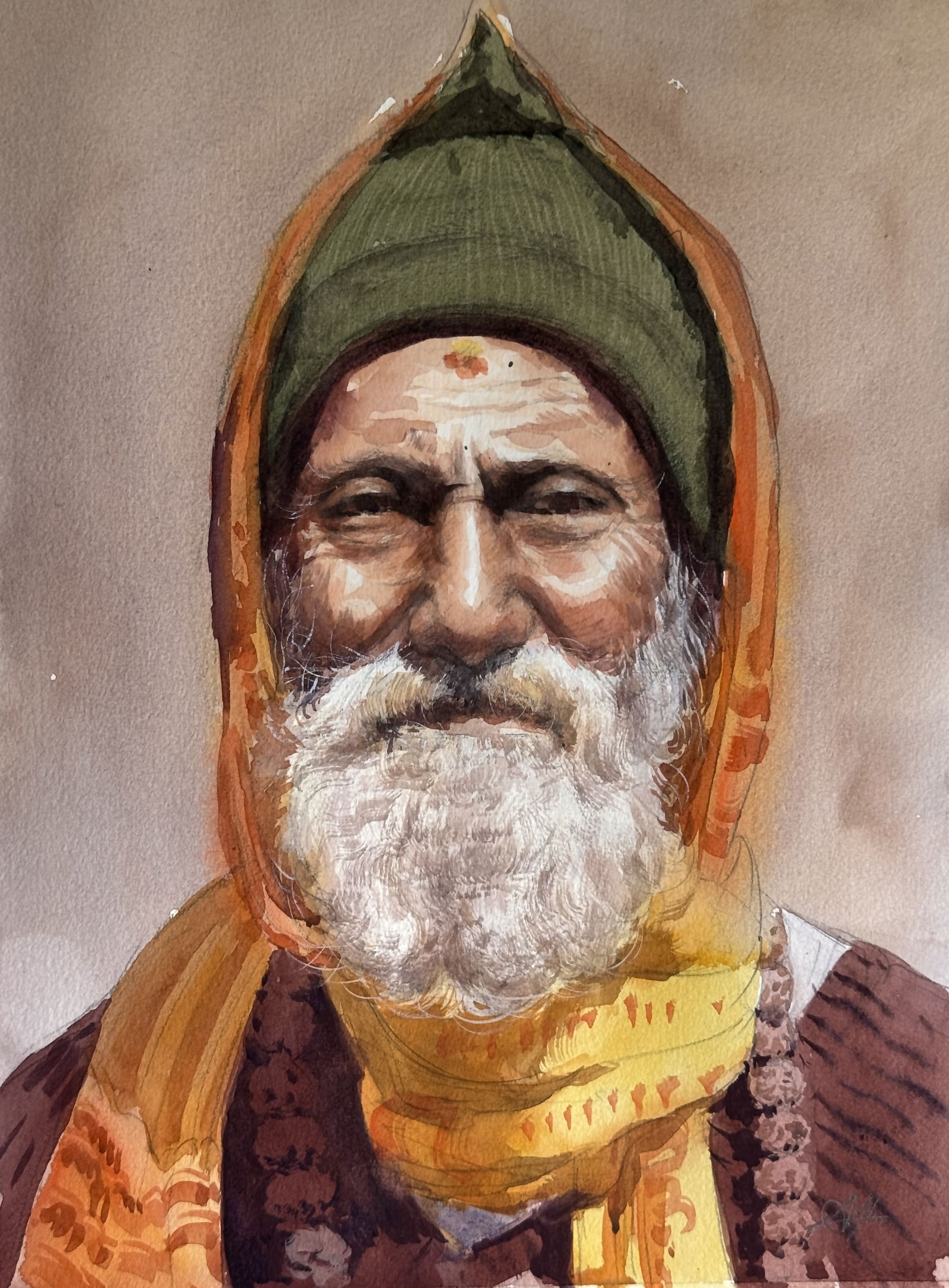 Portrait Sadhu Image