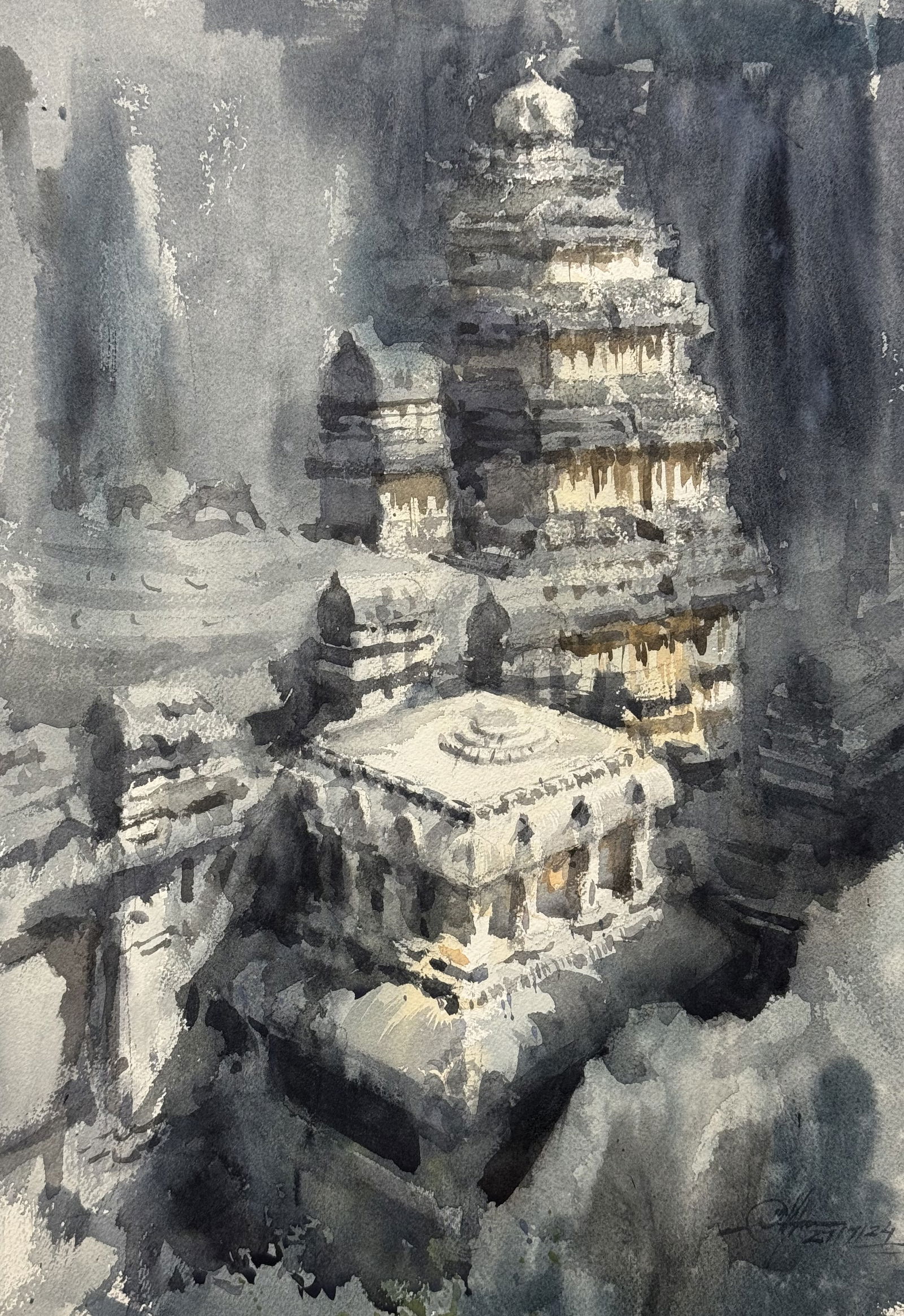 Kailasa Temple, Ellora Caves A1 Image