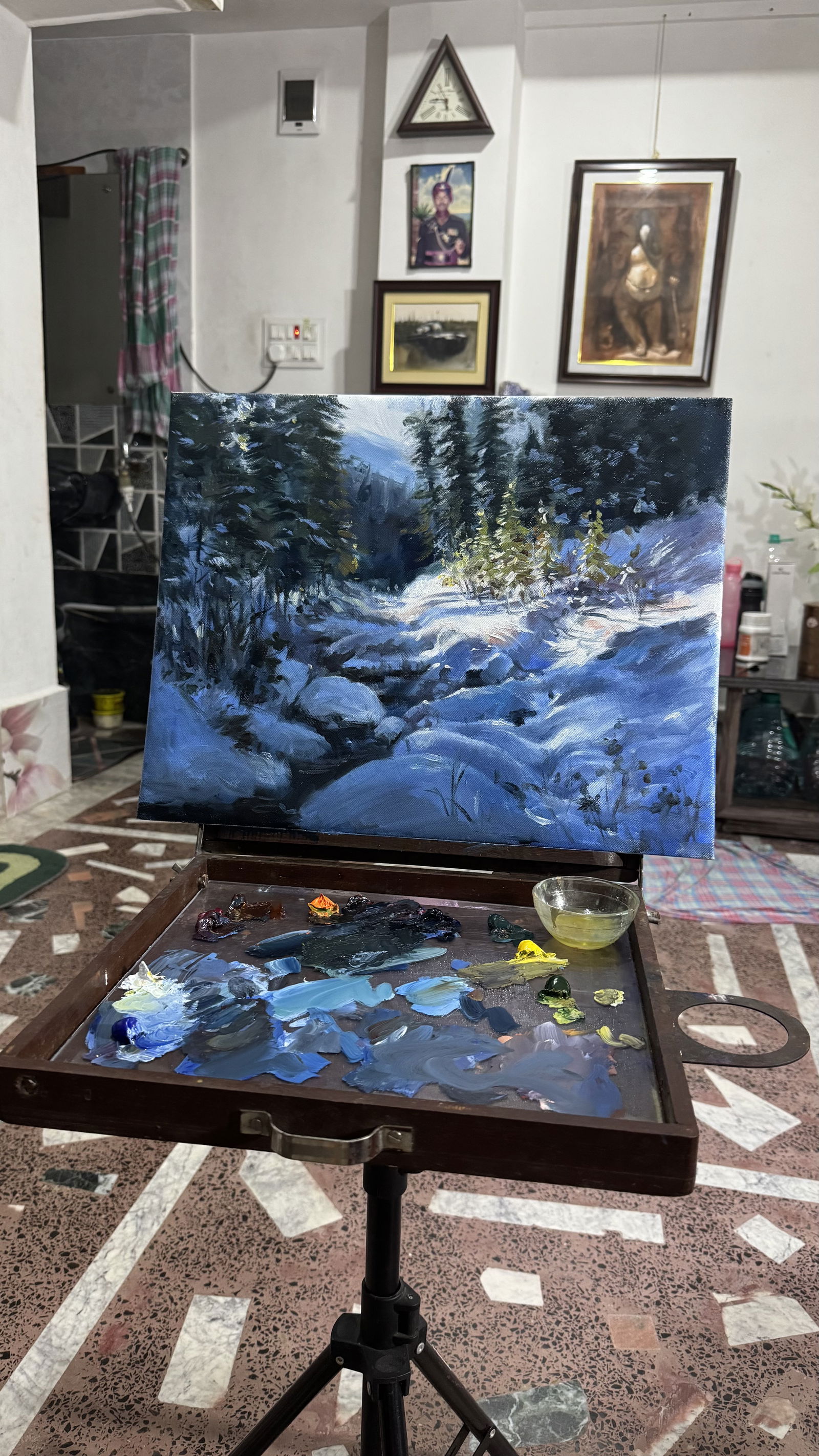 Emerald Awakening Oil On Canvas