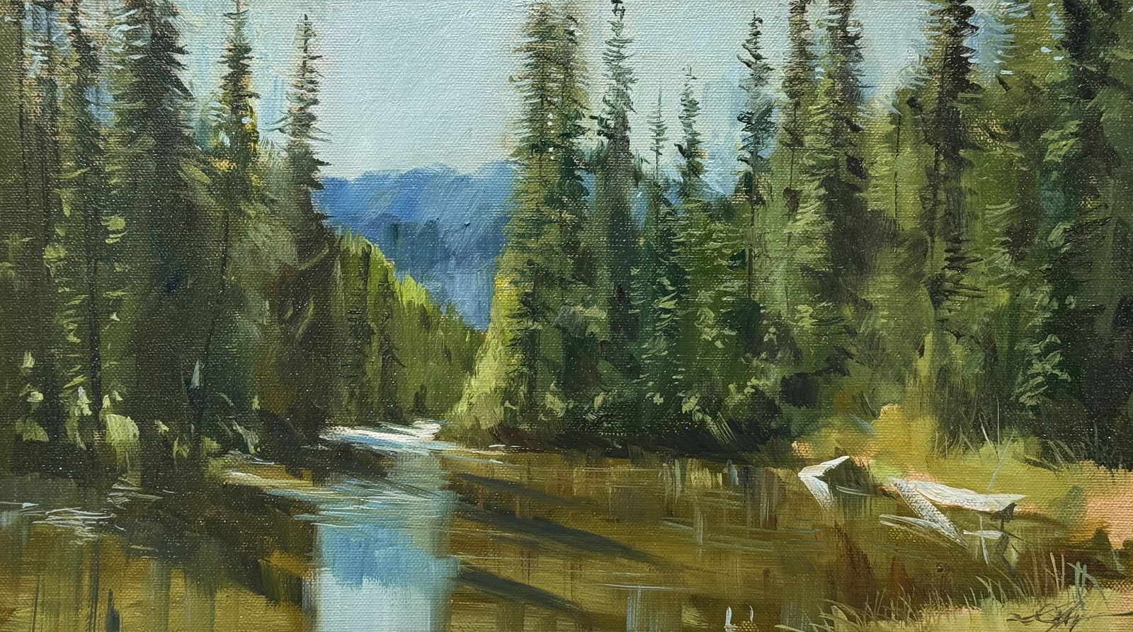Oil Landscape 16x9 inch Image