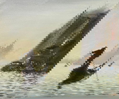 Morning Mist – Venice Medium: Oil on Canvas Size: 14 x 12 inches Image