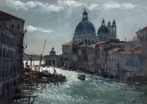 “Venice Light” Oil on Canvas | 17 x 12 inches Image