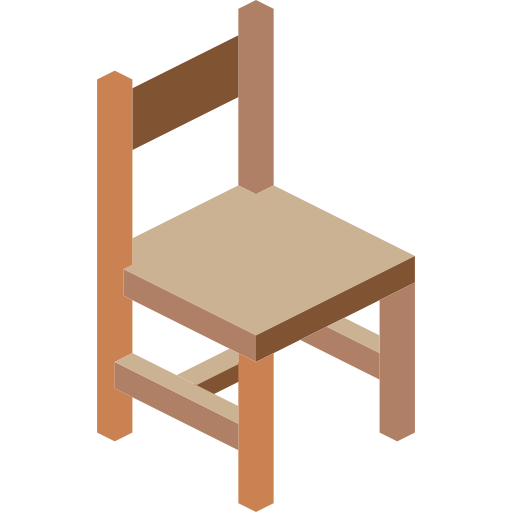 Contemporary wooden chair with a minimalist design, perfect for any home decor