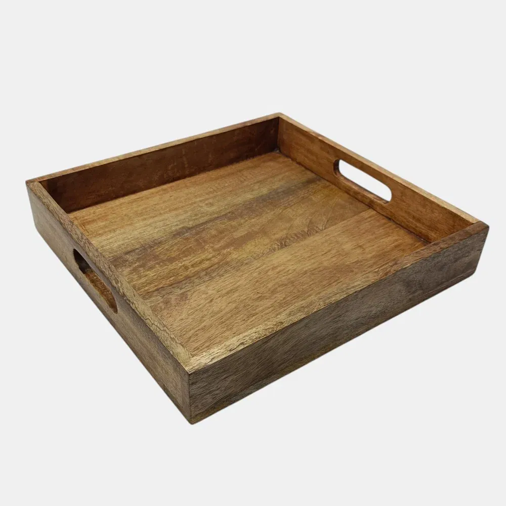 Square Wooden Tray
