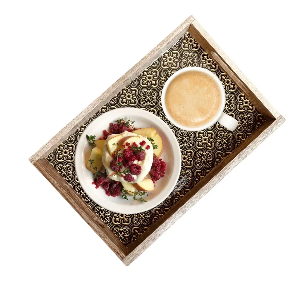 Printed Rectangular Serving Tray 