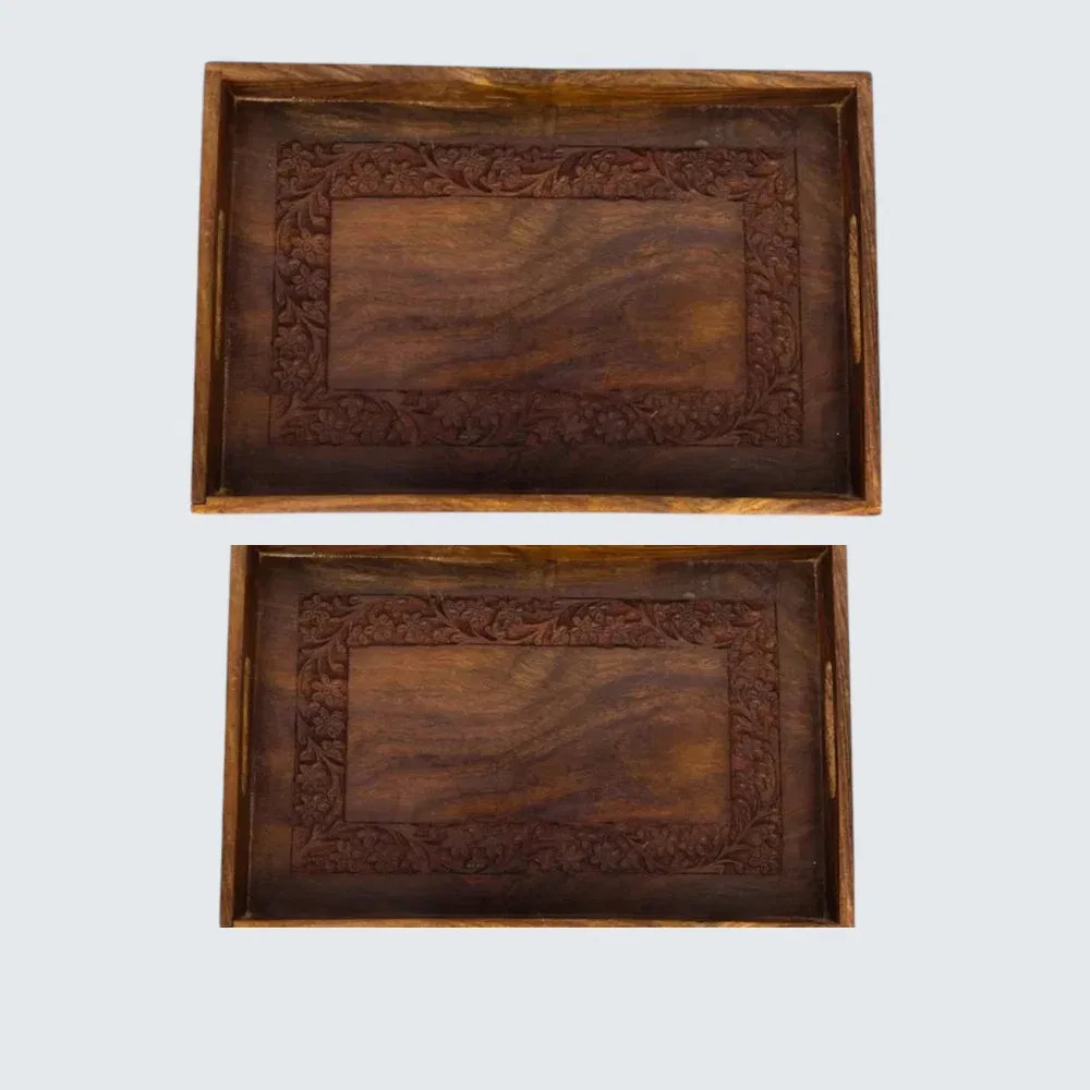 Printed Rectangular Serving Tray 