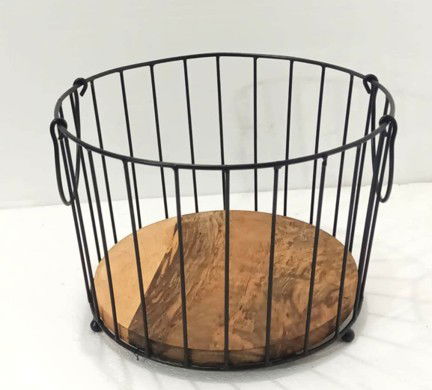Round Iron Basket