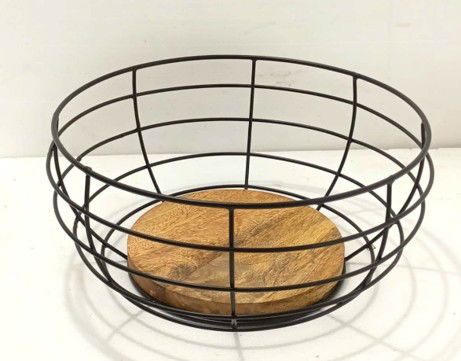Round Iron Basket