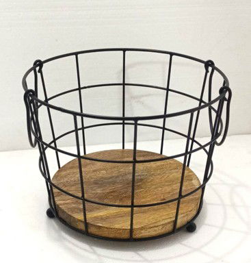 Round Iron Basket