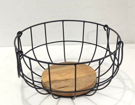 Round Iron Basket