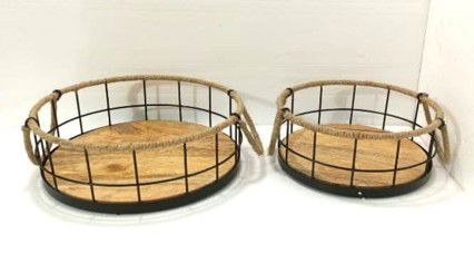Round Iron Basket